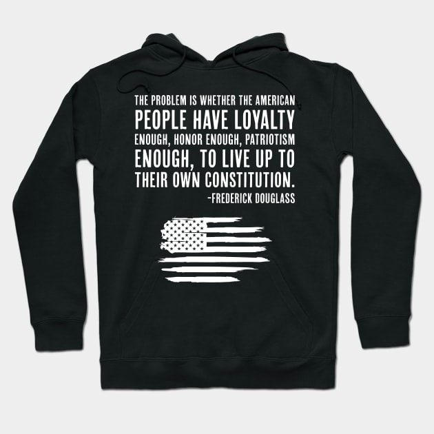 Frederick Douglass, Quote, Black History, African American Hoodie by UrbanLifeApparel